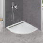 Фото душевой поддон cezares tray as-r-80-30-w белый 80х80