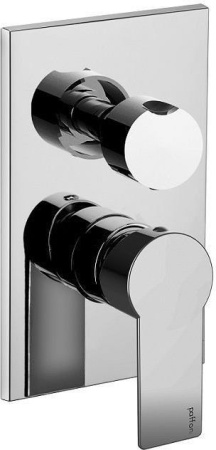 Фото встраиваемый смеситель для ванны и душа paffoni tango ta018cr, хром