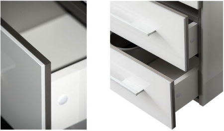 Фото комплект мебели aquanet верона 100 белый (раковина нота 158753)