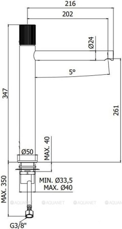 Фото смеситель для раковины paffoni jo jo081cr высокий, хром