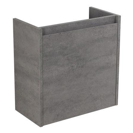 Фото тумба подвесная belbagno kraft mini 50 cemento grigio, правая