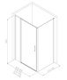 Фото душевой угол allen brau priority 3.31002.ba + 3.31020.ba 90*100*200 см, профиль серебро браш