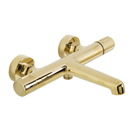 Фото смеситель для ванны и душа belbagno uno uno-vasm-oro, золото