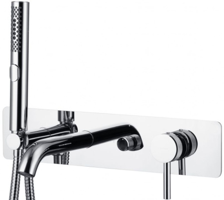 Фото встраиваемый комплект для ванны и душа allen brau priority 5.31006-00,хром