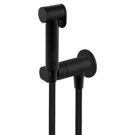 Фото гигиенический душ со смесителем remer x style n64wno, чёрный матовый