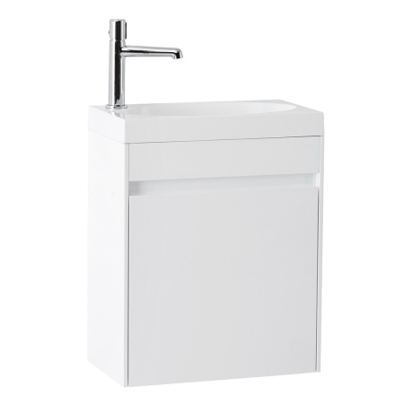 Фото тумба подвесная belbagno pietra mini 46-r bianco lucido
