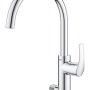 Фото смеситель grohe blue pure eurosmart 30499000 для кухни с функцией фильтрации хром