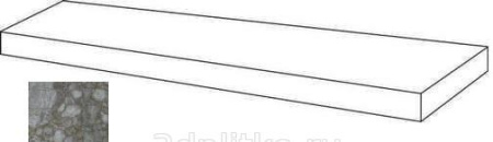 Atlas Forte Dei Marmi Quark, Угловая ступень, 33x160 см