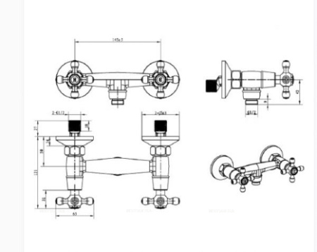 Фото смеситель для душа boheme camelia 274-camelia, хром