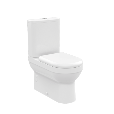 Фото унитаз напольный безободковый creavit letoon lt361-11cb00e-0000, белый