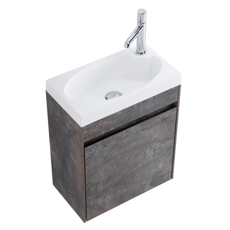 Фото тумба подвесная belbagno pietra mini 46-l stone, левая