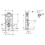 Фото инсталляция для унитаза geberit duofix omega 111.030.00.1 3/6 для клавиш omega