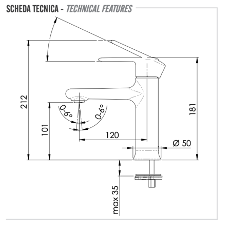 Фото смеситель для раковины remer vanity v12vo, бронза