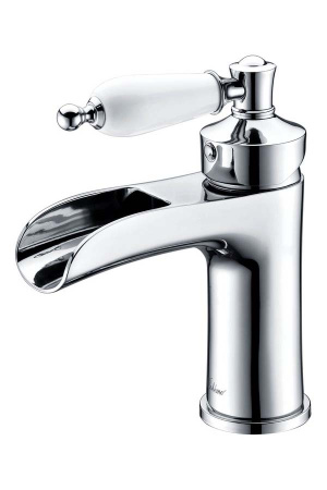 Фото смеситель для раковины boheme vogue 221, хром