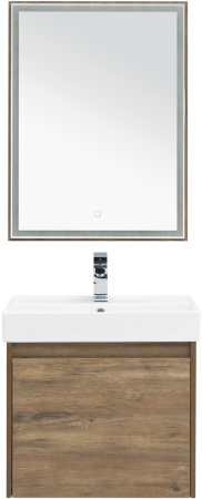 Фото комплект мебели aquanet nova lite 60 дуб рустикальный (1 ящик)