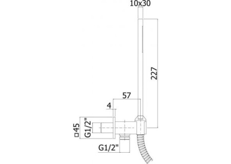 Фото душевой гарнитур paffoni premium zdup095bo, белый матовый