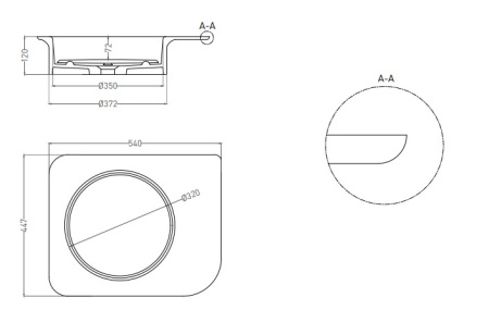 Фото раковина salini s-stone ninfea 02 110521mrf, матовая покраска по ral полностью
