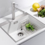 Фото мойка кухонная blanco subline 500-if/a 524112 белый 50х55