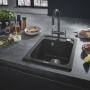 Фото мойка кухонная grohe k700 31650ap0 черный