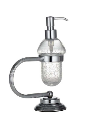 Фото дозатор настольный boheme murano 10909-cr, хром
