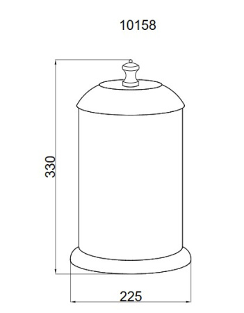 Фото ведро boheme palazzo 10158, золото