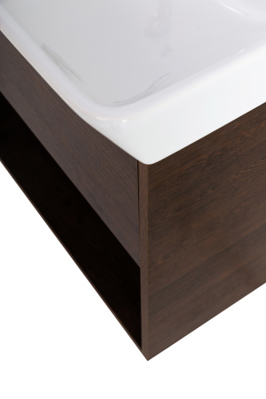 Фото тумба подвесная с одним ящиком belbagno neon 60 rovere scuro