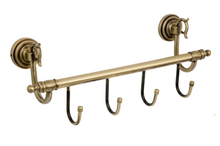 Фото крючок четверной boheme medici 10623, бронза