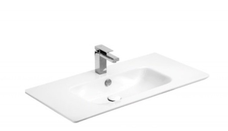 Фото раковина для тумбы sanovit sharp 90 14090-kl, белая