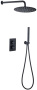 Фото встраиваемый комплект для душа allen brau priority 5.31013-31, черный матовый
