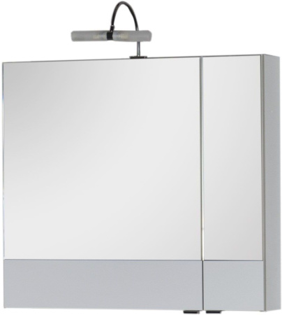 Фото зеркало-шкаф aquanet верона 75 белый