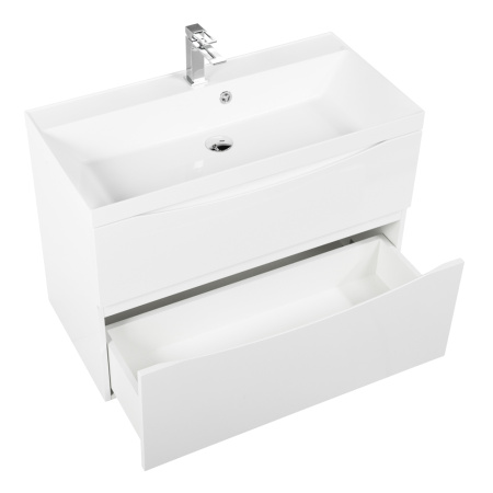 Фото тумба подвесная belbagno marino-h60 90 bianco lucido 