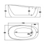 Фото акриловая ванна belbagno bb50-1700 170x85x70 см Фото акриловая ванна belbagno bb50-1700 170x85x70 см