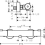 Фото смеситель с термостатом hansgrohe ecostat 1001 sl 13211000 для душа Фото смеситель с термостатом hansgrohe ecostat 1001 sl 13211000 для душа