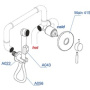 Фото смеситель с гигиеническим душем wasserkraft a04156 для биде