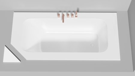 Фото ванна salini s-stone orlanda plus 102024mrf 190*100 см, матовая покраска по ral полностью