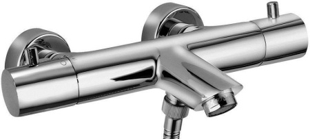 Фото смеситель для ванны и душа paffoni light liq022cr термостат, хром Фото смеситель для ванны и душа paffoni light liq022cr термостат, хром