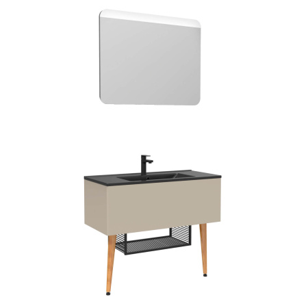 Фото zeon нижний модуль с раковиной ze0100.00.pz+su100.6