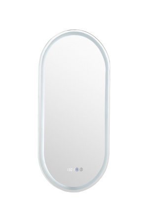 Зеркало с подсветкой Aquanet Монте 45 белый матовый