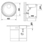 Фото кухонные мойки blanco rondosol 513306 .