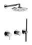 Фото душевая система remer x style x96s02o, хром