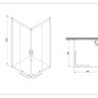 Фото душевой угол am.pm gem 90*90 см, профиль хром/стекло прозрачное