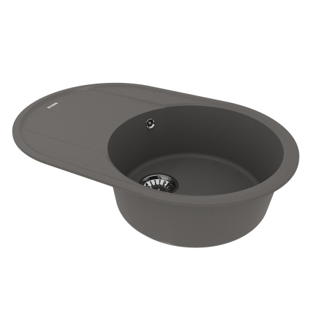 Фото мойка кухонная lemark lacha 760 серый шёлк