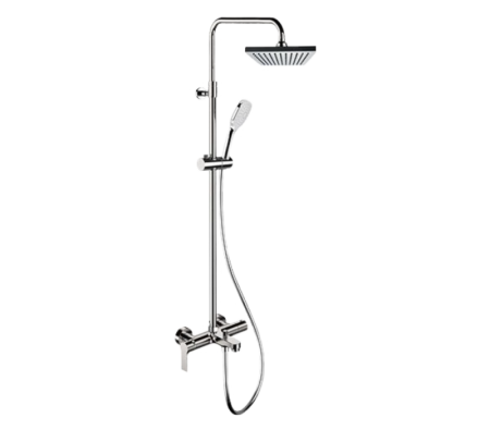 Фото душевая система с изливом remer energy ey34asd20, хром
