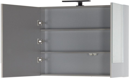 Фото зеркало-шкаф aquanet верона 90 белый