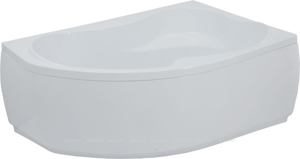 Фото акриловая ванна aquanet capri правая 170*110 см, белая
