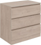 Фото комод aquanet сканди 80*48 см, дуб эдгрейн (3 ящика)