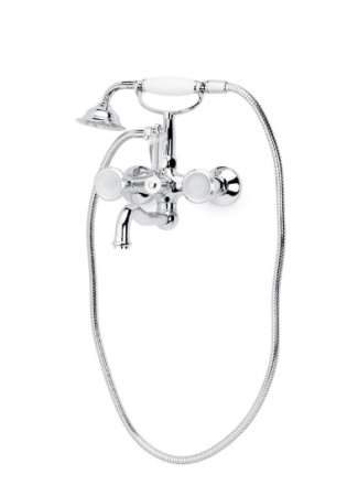 Фото смеситель для ванны boheme satine 273-st, хром