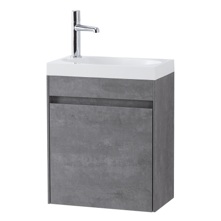 Фото тумба подвесная belbagno pietra mini 46-l stucco cemento, левая