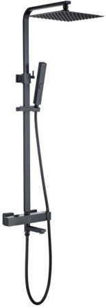 Фото душевая колонна allen brau infinity 5.21029-31, черный матовый