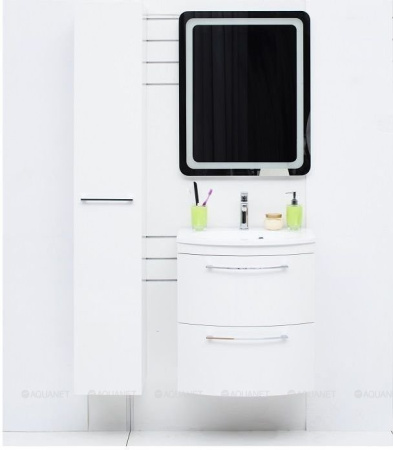 Фото пенал подвесной de aqua тока 1s 30 l белый